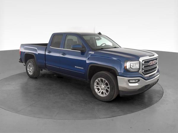 2017 GMC Sierra 1500 Double Cab SLE Pickup 4D 6 1/2 ft pickup Blue -... for sale in Monterey, CA – photo 15