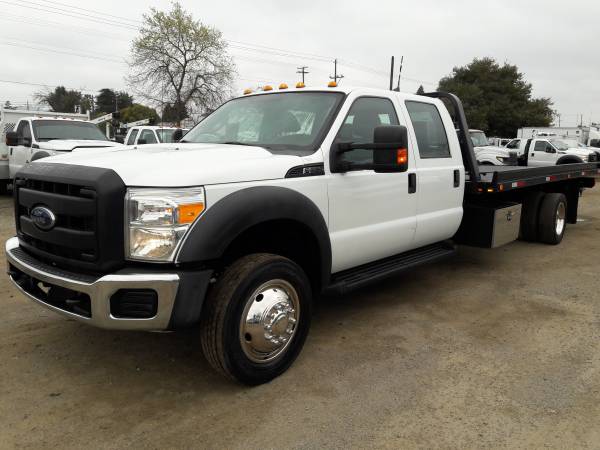 2015 FORD F550 CREW CAB ROLLBACK TOW TRUCK - - by for sale in San Jose, CA – photo 2