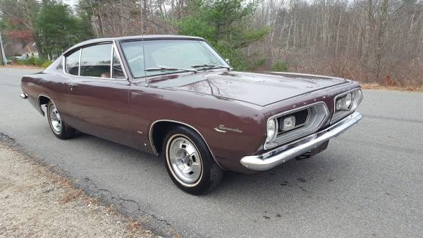 1967 Plymouth Barracuda fastback V8 auto - cars & trucks - by owner... for sale in Sandown, MA – photo 7