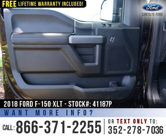 2018 FORD F150 XLT 4WD Touchscreen - Camera - Cruise Control for sale in Alachua, FL – photo 12