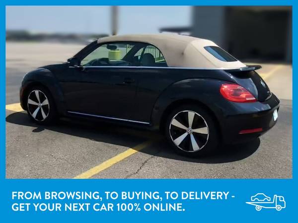 2013 VW Volkswagen Beetle Turbo Convertible 2D Convertible Black for sale in Other, OR – photo 5