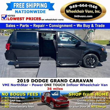 2019 Dodge Grand Caravan SE Plus Wheelchair Van VMI Northstar - Pow for sale in Laguna Hills, CA – photo 3