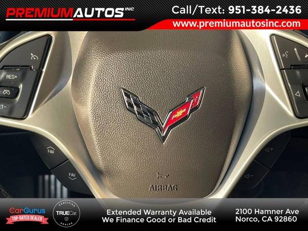 2015 Chevrolet Chevy Corvette 1LT - Custom Wrap LOW MILES! CLEAN... for sale in Norco, CA – photo 22