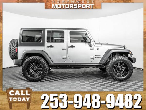 Lifted 2017 *Jeep Wrangler* Unlimited Sport 4x4 for sale in PUYALLUP, WA – photo 4