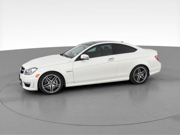 2012 Mercedes-Benz C-Class C 63 AMG Coupe 2D coupe White - FINANCE -... for sale in saginaw, MI – photo 4