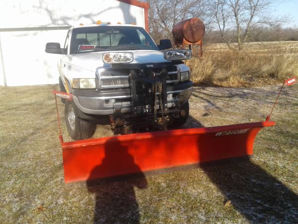 2002 Dodge Ram pickup plow truck - cars & trucks - by owner -... for sale in Honey Creek, WI – photo 2