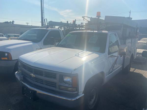 2000 Chevrolet 3500 utility bed 125k original miles - cars & trucks... for sale in Escondido, CA – photo 2