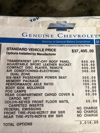 1998 Chevrolet Corvette - cars & trucks - by owner - vehicle... for sale in Sun City, AZ – photo 9
