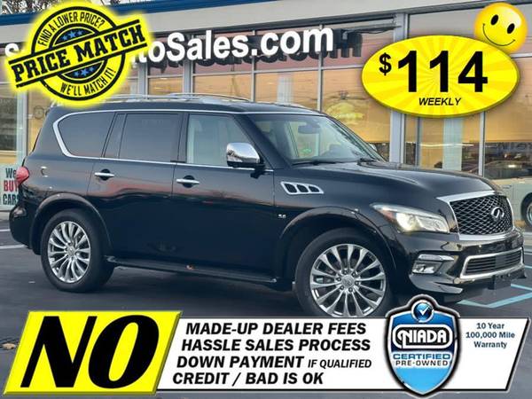2017 INFINITI QX80 AWD NO INCOME VERIFICATION NEEDED! - cars &... for sale in Elmont, NY
