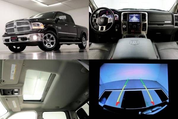 HEATED COOLED LEATHER! SUNROOF! 2017 Ram 1500 LARAMIE 4WD Crew Cab for sale in Clinton, KS