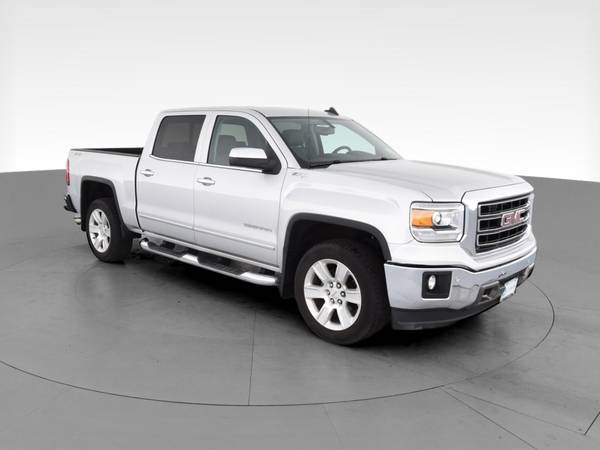 2015 GMC Sierra 1500 Crew Cab SLT Pickup 4D 5 3/4 ft pickup Silver -... for sale in South Bend, IN – photo 15
