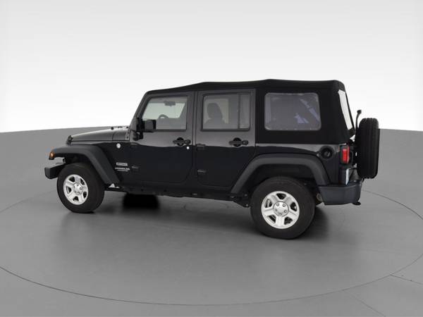 2017 Jeep Wrangler Unlimited Sport SUV 4D suv Black - FINANCE ONLINE... for sale in reading, PA – photo 6