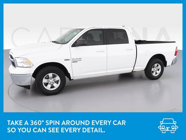 2020 Ram 1500 Classic Crew Cab SLT Pickup 4D 6 1/3 ft pickup White for sale in Palmdale, CA – photo 3