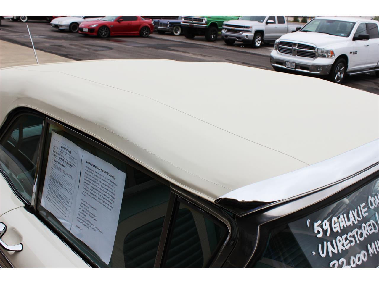 1959 Ford Galaxie 500 Sunliner for sale in Fort Worth, TX – photo 25
