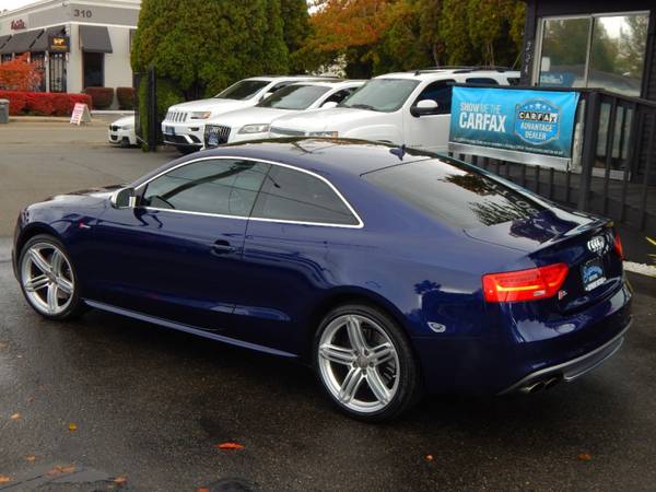 2014 Audi S5 3.0T Coupe AWD + 1 Owner CLEAN CARFAX + RARE BLUE for sale in Kent, WA – photo 17