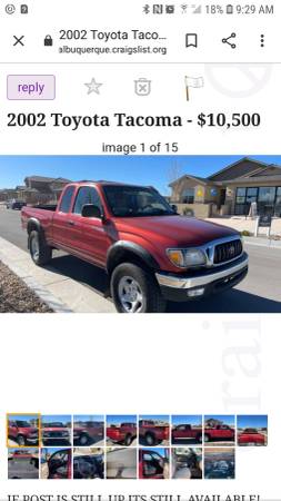 Toyota Tacoma SCAM - cars & trucks - by owner - vehicle automotive... for sale in Albuquerque, NM – photo 3