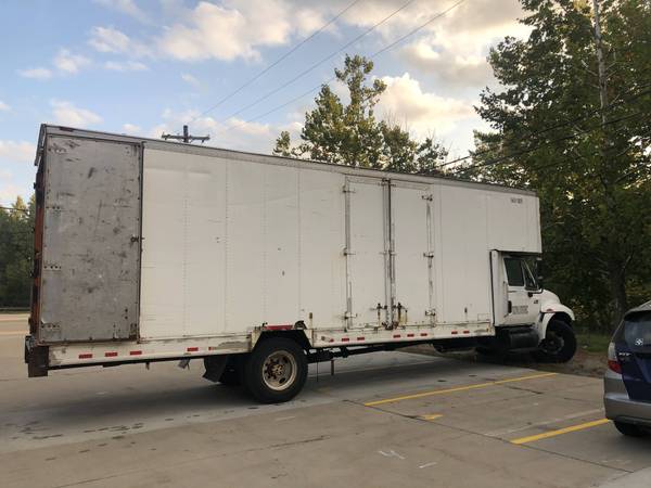 2002 International 4300 Moving Box Truck - cars & trucks - by owner... for sale in Bedford, OH – photo 3