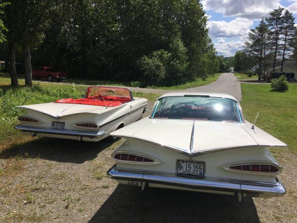 2 1959 Chevrolet Impala Classics Convertible & Hardtop for sale in Caribou, ME – photo 6