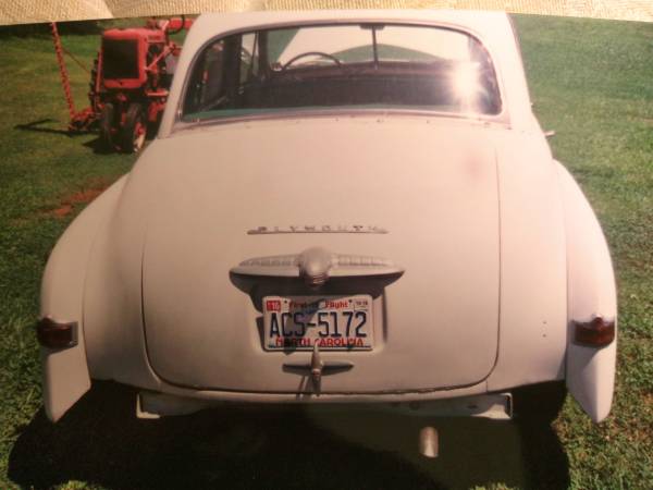 1950 Plymouth super deluxe 4 door 40k miles - cars & trucks - by... for sale in Morganton, NC – photo 3