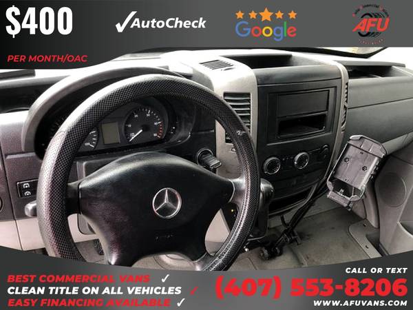400/mo - 2012 Mercedes-Benz Sprinter 2500 Cargo Extended w/170 WB for sale in Kissimmee, FL – photo 8