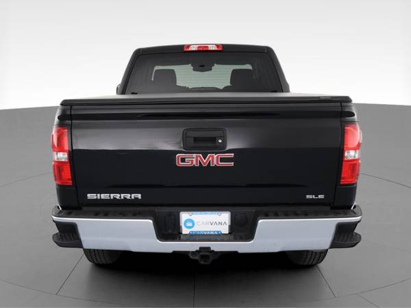 2018 GMC Sierra 1500 Double Cab SLE Pickup 4D 6 1/2 ft pickup Black... for sale in Brooklyn, NY – photo 9