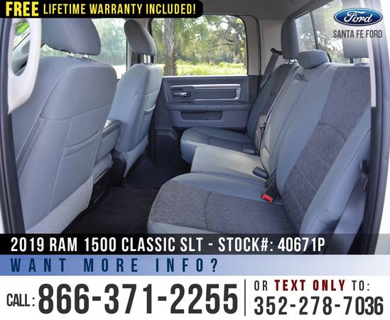 ‘19 Ram 1500 Classic SLT *** Homelink, Touchscreen, Bluetooth *** -... for sale in Alachua, FL – photo 16