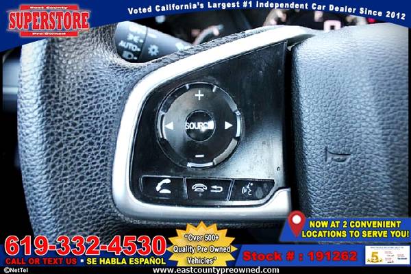 2016 HONDA CIVIC LX sedan-EZ FINANCING-LOW DOWN! for sale in El Cajon, CA – photo 12