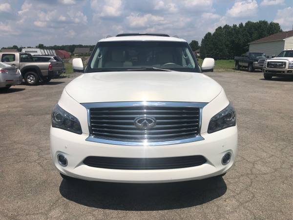 2012 INFINITI QX56 White BIG SAVINGS! - cars & trucks - by dealer -... for sale in Canfield, OH – photo 8