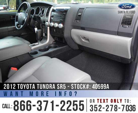 2012 Toyota Tundra SR5 *** Camera, Homelink, Tinted Windows *** -... for sale in Alachua, FL – photo 17