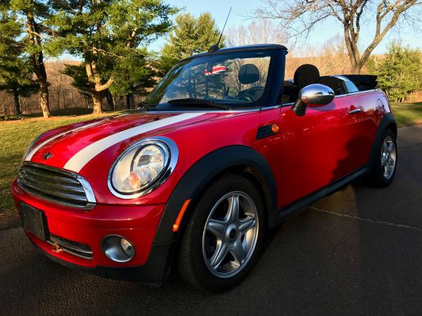 2009 Mini Cooper 6 Speed Convertible 1 Owner 71, 000 miles - cars & for sale in Other, NY