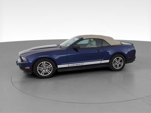 2012 Ford Mustang Premium Convertible 2D Convertible Blue - FINANCE... for sale in Peoria, IL – photo 4