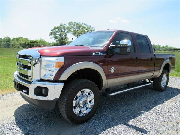 2012 FORD F250 SUPER DUTY LARIAT, Burgundy APPLY ONLINE for sale in Summerfield, SC – photo 18