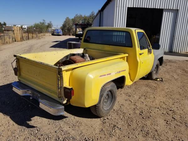 1981 Chevy C10 squarebody Shortbed pickup - cars & trucks - by owner... for sale in Palo Verde, AZ – photo 12