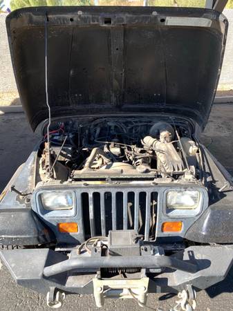 94 Jeep YJ Wrangler 2.5L 4x4 - cars & trucks - by owner - vehicle... for sale in Phoenix, AZ – photo 2