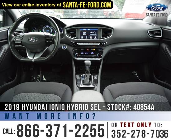 2019 Hyundai Ioniq Hybrid SEL Camera - Cruise - Push To for sale in Alachua, FL – photo 16