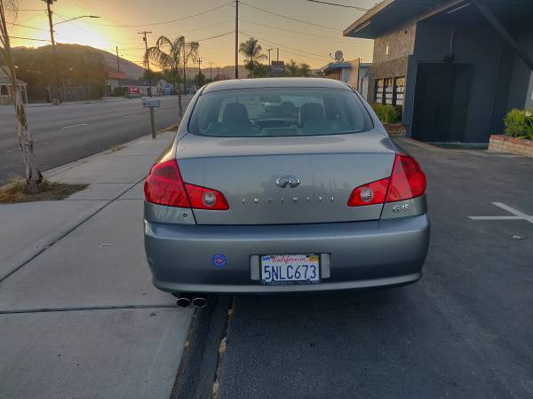 2005 Infiniti G35 AUTOMATIC - CLEAN TITLE - LOW MILES - SMOGGED -... for sale in Corona, CA – photo 6