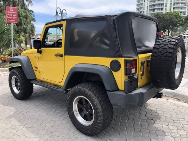 2008 *Jeep* *Wrangler* *4WD 2dr X* Detonator Yellow for sale in Fort Lauderdale, FL – photo 13