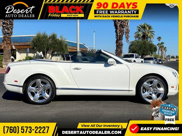 2014 Bentley Continental GT Convertible that's east on the budget -... for sale in Palm Desert , CA – photo 6