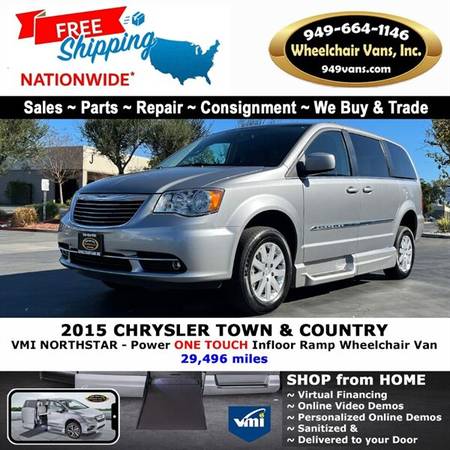 2015 Chrysler Town & Country Touring Wheelchair Van VMI Northstar for sale in Laguna Hills, CA – photo 8