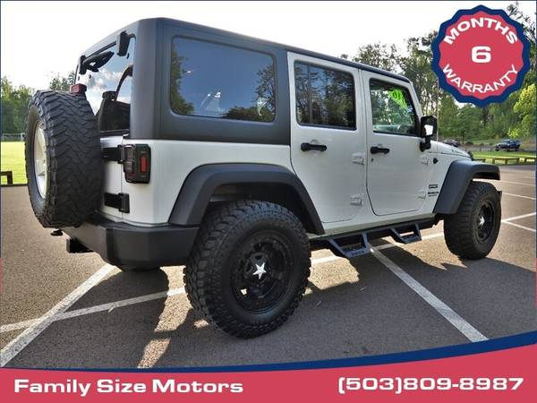 2016 Jeep Wrangler 4x4 4WD Unlimited Willys Wheeler W SUV - cars & for sale in Gladstone, OR – photo 3