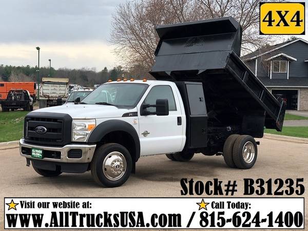 FLATBED & STAKE SIDE TRUCKS CAB AND CHASSIS DUMP TRUCK 4X4 Gas for sale in Duluth, MN – photo 13