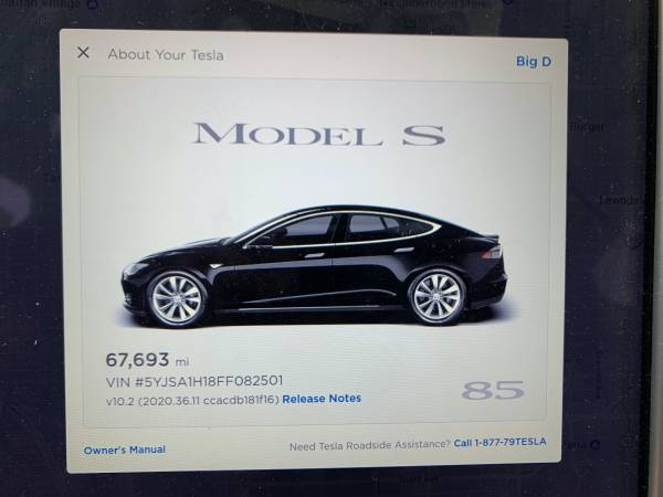 2015 Tesla Model S 85 2wd Auto Pilot 67k miles - cars & trucks - by... for sale in Redondo Beach, CA – photo 3