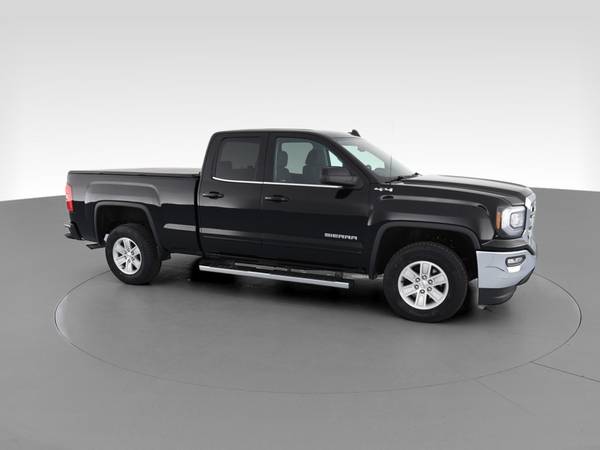 2018 GMC Sierra 1500 Double Cab SLE Pickup 4D 6 1/2 ft pickup Black... for sale in Brooklyn, NY – photo 14