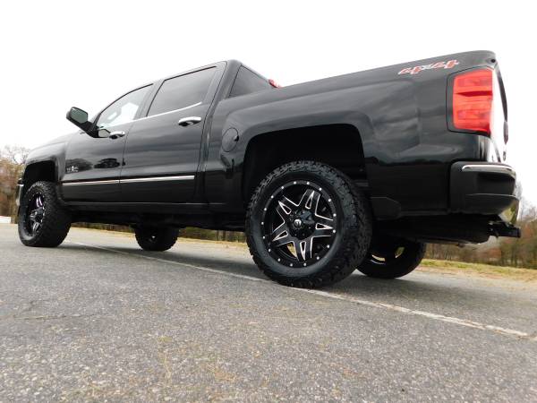 LIFTED 15 CHEVY SILVERADO 1500 LTZ CREW 4X4 20X10 *NEW 33X12.50... for sale in KERNERSVILLE, NC – photo 8