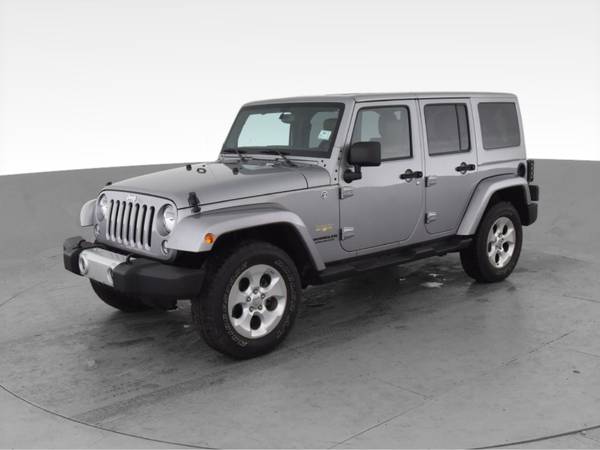 2014 Jeep Wrangler Unlimited Sahara Sport Utility 4D suv Gray - -... for sale in Myrtle Beach, SC – photo 3