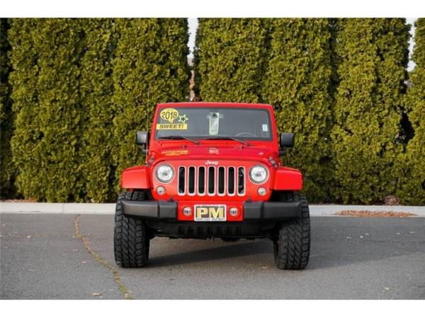 2018 Jeep Wrangler JK Unlimited Sahara (JK) Sport Utility 4D - cars... for sale in Yakima, WA – photo 2