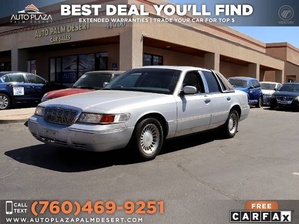 2001 Mercury Grand Marquis LS with Sunroof, Leather for sale in Palm Desert , CA