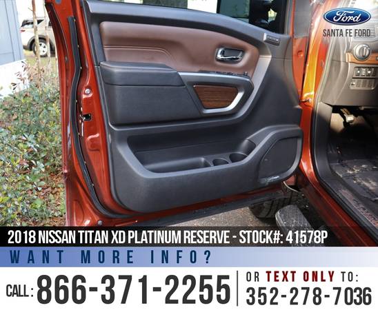 2018 NISSAN TITAN XD PLATINUM RESERVE Leather Seats, Diesel for sale in Alachua, FL – photo 11