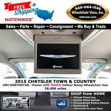 2015 Chrysler Town & Country Touring Wheelchair Van VMI Northstar for sale in Laguna Hills, CA – photo 14