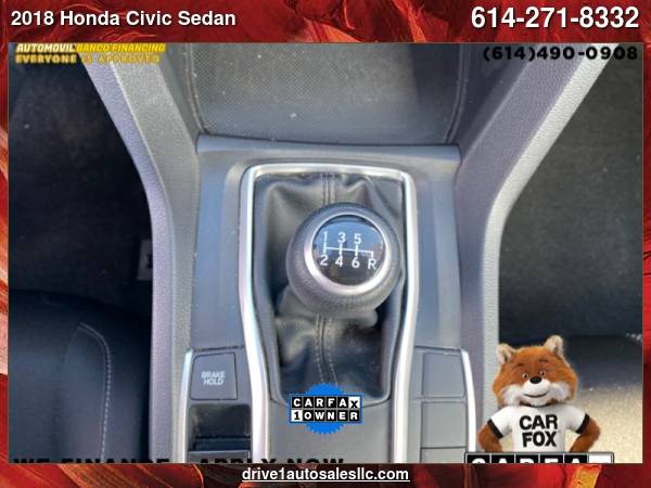 2018 Honda Civic Sedan LX Manual - cars & trucks - by dealer -... for sale in Columbus, OH – photo 16